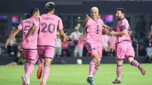 Inter Miami celebra o primeiro golo contra o Atlanta United. Foto: Imago