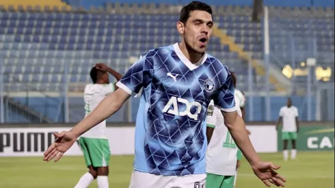 Sagrada Esperança sofreu pesada derrota no Egipto, em jogo a contar para a Liga dos Campeões da CAF. Foto: Pyramids F.C