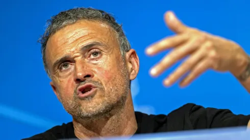 Luis Enrique esteve na conferência de imprensa de antevisão ao próximo jogo do PSG. Foto: Imago