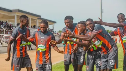 O Isaac de Benguela pôde finalmente celebrar a primeira vitória. Foto: GD escolinha Isaac