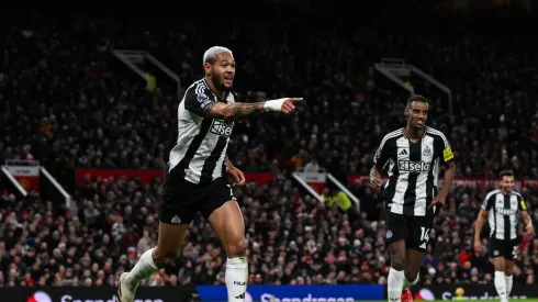 Newcastle festeja vitória contra o Manchester United. Foto: Imago