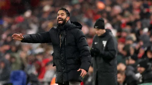 Ruben Amorim, treinador do Manchester United. Foto: Getty Images
