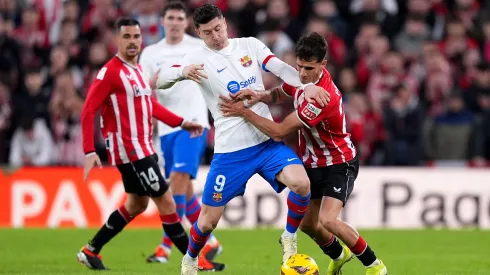 Barcelona e Athletic Bilbao duelam na Supercopa da Espanha. Foto: Juan Manuel Serrano Arce/Getty Images.