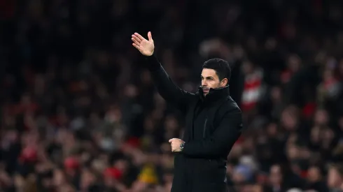 Mikel Arteta com uma justificação diferente do normal, perante a derrota do Arsenal. Foto: Getty