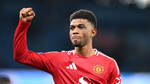 Amad Diallo renovou com o Manchester United. Foto: Getty Images