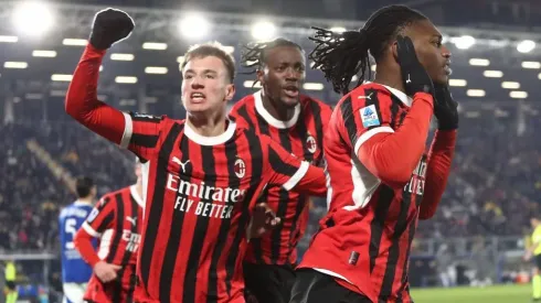 Rafael Leão marcou o golo da vitória do Milan sobre o Como. Foto: Getty Images