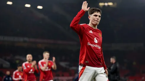 Alejandro Garnacho, jogador do Manchester United. Foto: Carl Recine/Getty Images