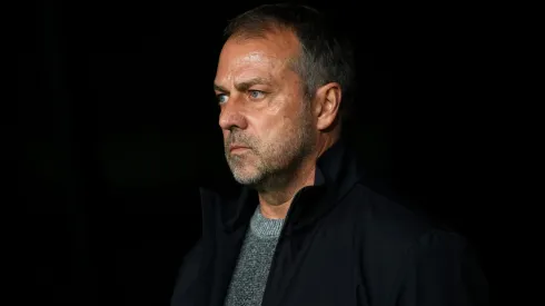 Hansi Flick, treinador do Barcelona. Foto: Alex Caparros/Getty Images