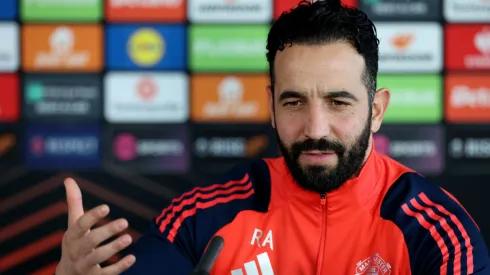 Ruben Amorim leva três vitórias europeias consecutivas com o Manchester United. Foto: Getty