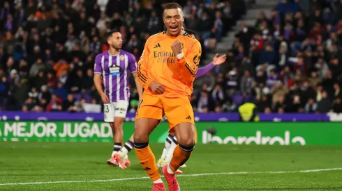 Kylian Mbappé assinou um hat-trick. Foto: Getty.