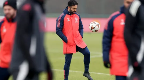 Ruben Amorim ajudou a manter o Manchester United invicto na fase de liga da Europa League. Foto: Getty