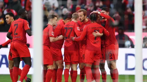 Bayern Munique festeja vitória contra o Holstein Kiel. Foto: Getty Images