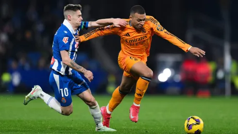 Kylian Mbappé na derrota do Real Madrid. Foto: David Ramos/Getty Images