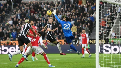 Newcastle x Arsenal na Carabao Cup. Foto: Stu Forster/Getty Images.