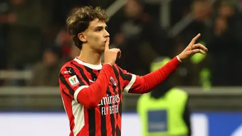 João Félix marcou na estreia no Milan frente a Roma. Foto: Getty Images
