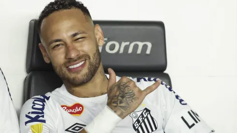 Neymar jogou a segunda parte inteira e esteve perto de marcar. Foto: Getty