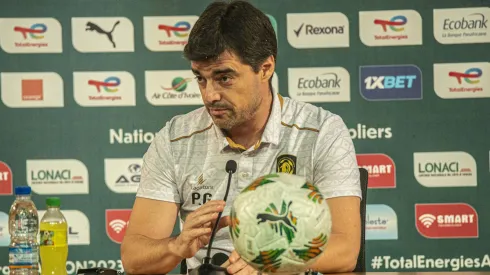 Pedro Gonçalves, selecionador de Angola, fala sobre o Gana. Foto: Imago