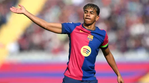 Lamine Yamal, um prodígio vindo diretamente da academia do Barcelona. Foto: Getty