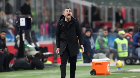 Sérgio Conceição, treinador do AC Milan. Foto: Getty Images