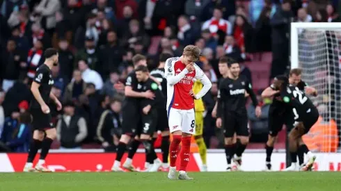 Arsenal caiu em casa para o West Ham na Premier League. Foto: Getty Images