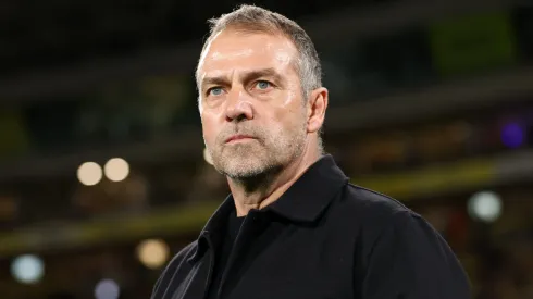 Hansi Flick, treinador do Barcelona. Foto: Getty Images