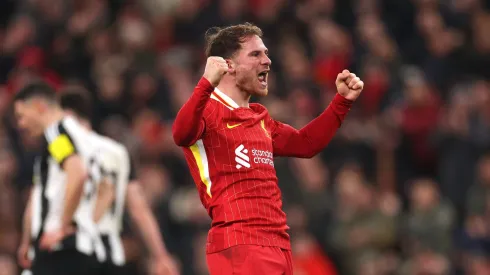 Alexis Mac Allister na vitória do Liverpool. Foto: Getty Images