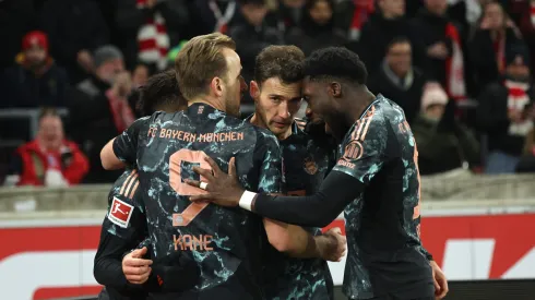 Bayern Munique festeja vitória contra o Estugarda. Foto: Getty Images