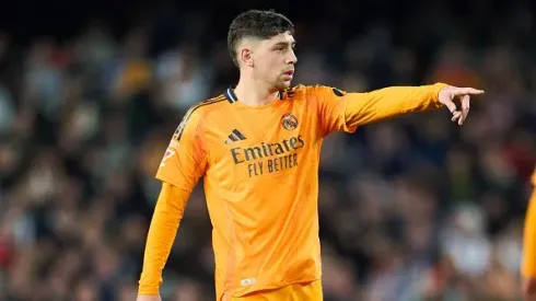 Federico Valverde em ação pelo Real Madrid na temporada. Foto: Getty Images