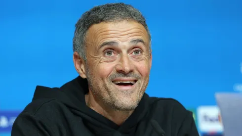 Luis Enrique fez a antevisão do Rennes x PSG, em conferência de imprensa. Foto: Getty