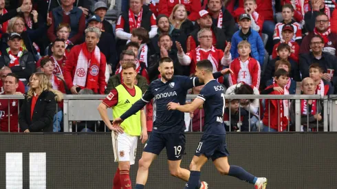 Bochum festeja vitória contra o Bayern Munique. Foto: Getty Images