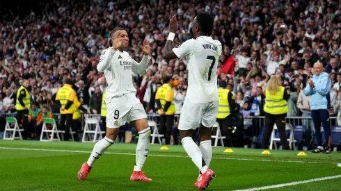 Mbappé e Vini Jr: relação complicada no Real Madrid. Foto: Angel Martinez/Getty Images.