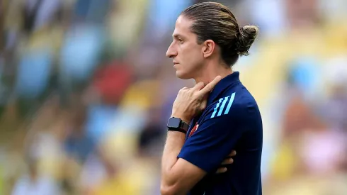 Filipe Luís, treinador do Flamengo. Foto: Buda Mendes/Getty Images.