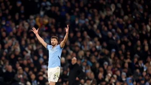 Rúben Dias, o "patrão" da defesa do Manchester City. Foto: Getty