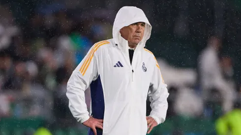 Carlo Ancelotti, o treinador do Real Madrid. Foto: Getty
