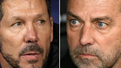 Diego Simeone e Hansi Flick. Foto: Getty Images