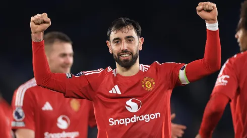 Bruno Fernandes em destaque pelo Manchester United. Foto: Getty Images