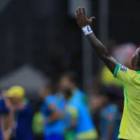 Brasil vence Colômbia, na Qualificação para o Mundial-2026, com golaço de Vinicius Júnior nos descontos