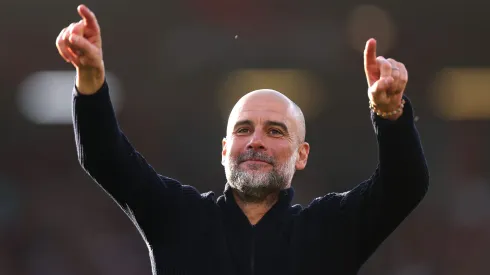 Pep Guardiola, treinador do Manchester City. Foto: Getty Images