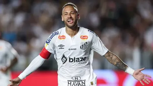 Neymar em ação pelo Santos no Campeonato Paulista. Foto: Getty Images