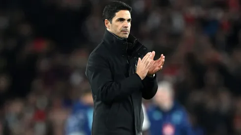 Mikel Arteta no Arsenal x Real Madrid. Foto: Getty Images