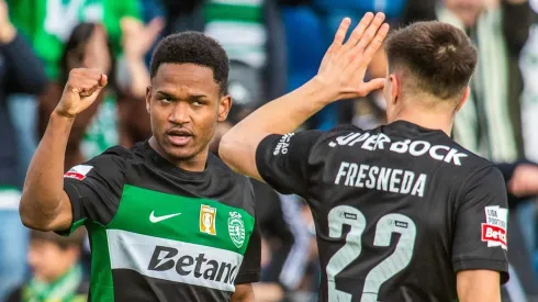 Geny Catamo e Pote analisaram triunfo nos Açores. Foto: Liga Portugal.