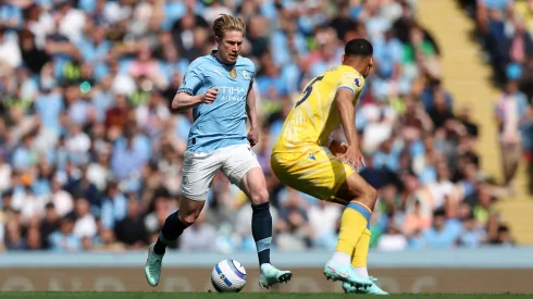 Kevin De Bruyne na vitória do Manchester City. Foto: Getty Images