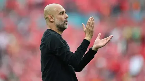 Pep Guardiola, treinador do Manchester City. Foto: Getty Images