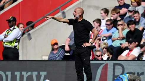 Pep Guardiola, treinador do Manchester City. Foto: Getty Images