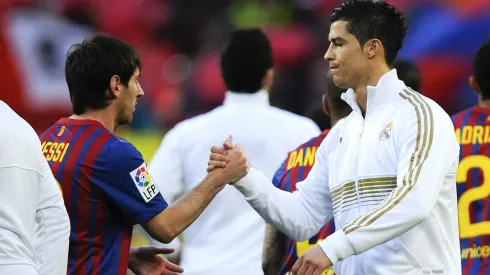 Lionel Messi e Cristiano Ronaldo, uma rivalidade que ficará na história do futebol. Foto: Getty