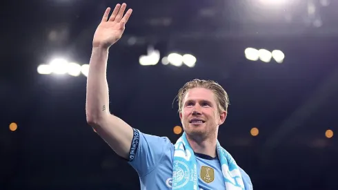 Kevin De Bruyne despediu-se do Manchester City. Foto: Getty Images