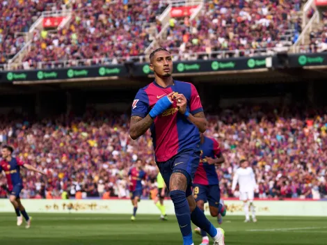 Raphinha, do Barcelona, eleito o melhor futebolista da La Liga em 2024/25