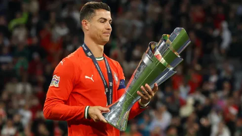 Cristiano Ronaldo no Portugal x Espanha da Liga das Nações. Foto: Getty Images