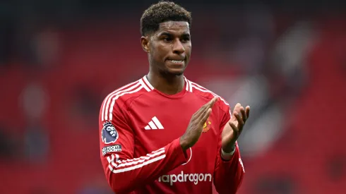 Marcus Rashford de saída do Manchester United. Foto: Getty Images