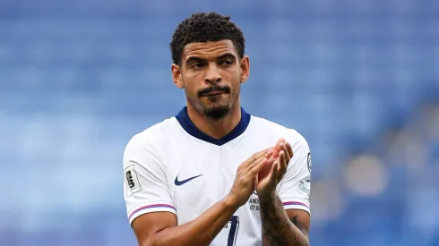Morgan Gibbs-White é internacional por Inglaterra. Foto: Judit Cartiel/Getty Images